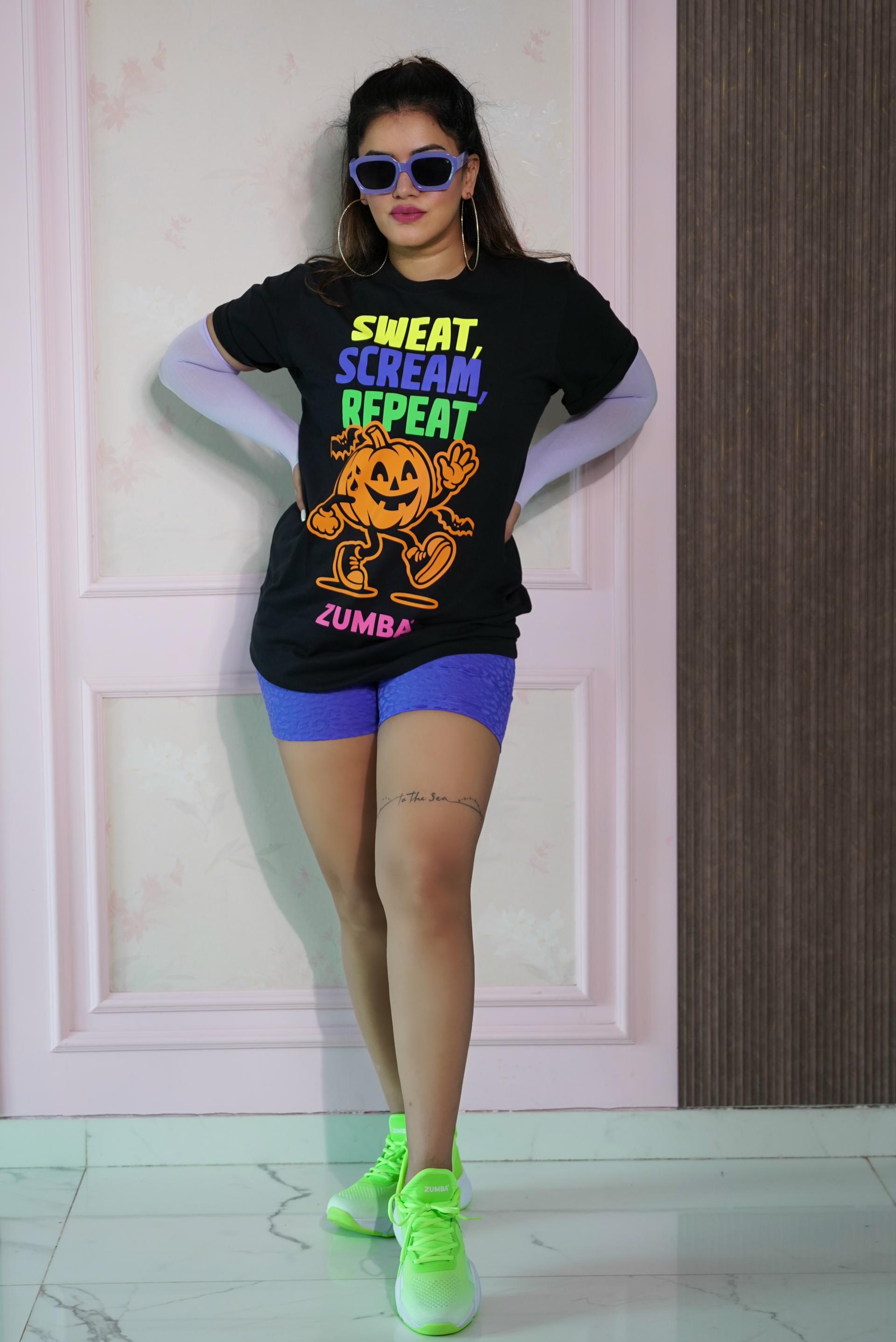 Zumba Halloween Unisex Tee - Bold Black