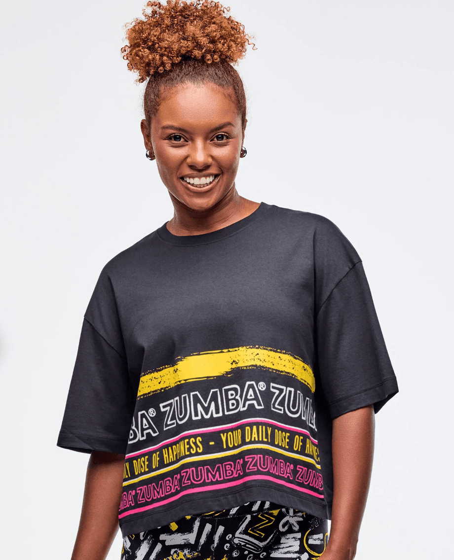 Sizzlin' Oversized Boxy Crop Top